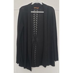Belldini Longline Open Front Cardigan‎ Size XL Boho Cottagecore Gramacore